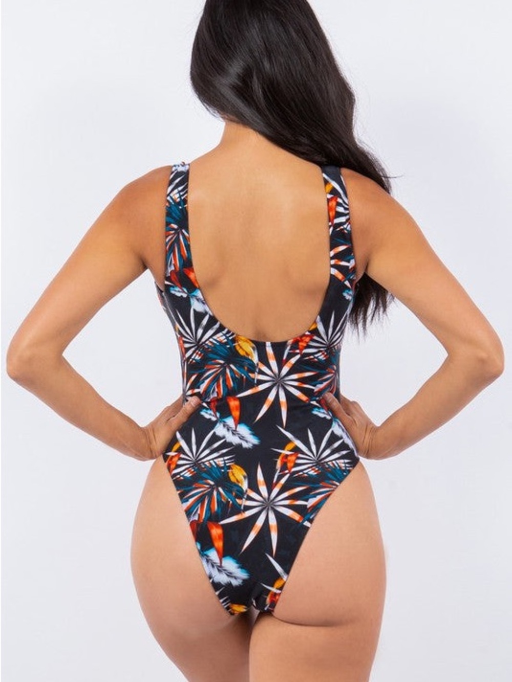 Yira one piece swimsuit black size Med - Picture 6 of 11